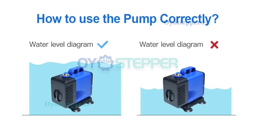 Bomba de agua de 80W 220V 3500L/h para husillo CNC refrigerado por agua